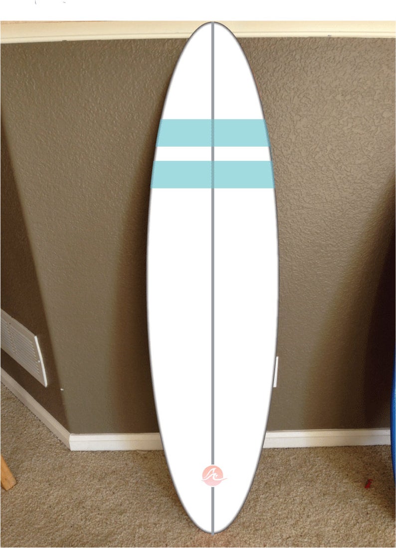 Wall hanging surf board surfboard decor hawaiian beach surfing beach decor